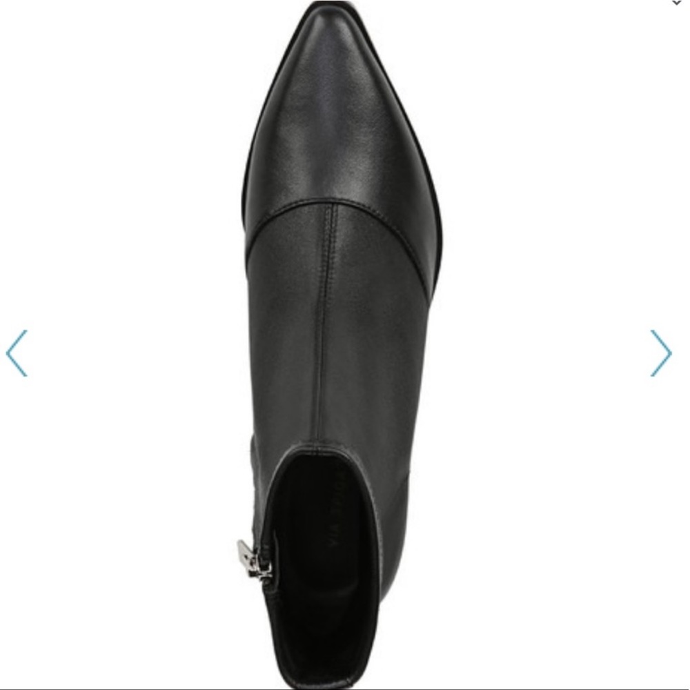 Via Spiga Odette leather block heel black NWT